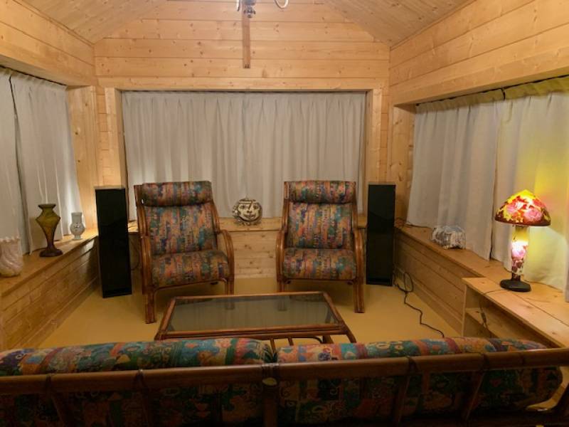 Confection de rideaux sur mesure pour la résidence secondaire d'un particulier à Saint Sauveur Camprieu dans le Gard