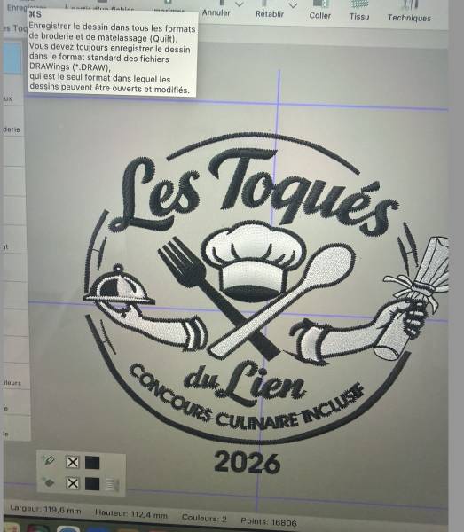 Tabliers Personnalisés avec Logo : Broderie Textile près de Claret (34)