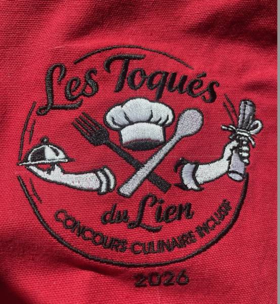 Broderie Logo sur Tabliers à Claret : Personnalisation Pro dans l'Hérault