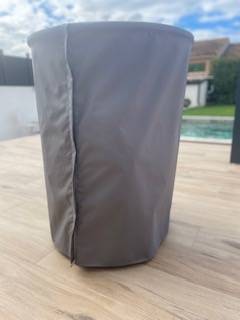 Confection sur mesure de housse de protection pour un tonneau en extérieur à Aimargues dans le Gard