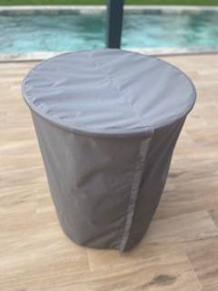 Confection sur mesure de housse de protection pour un tonneau en extérieur à Aimargues dans le Gard